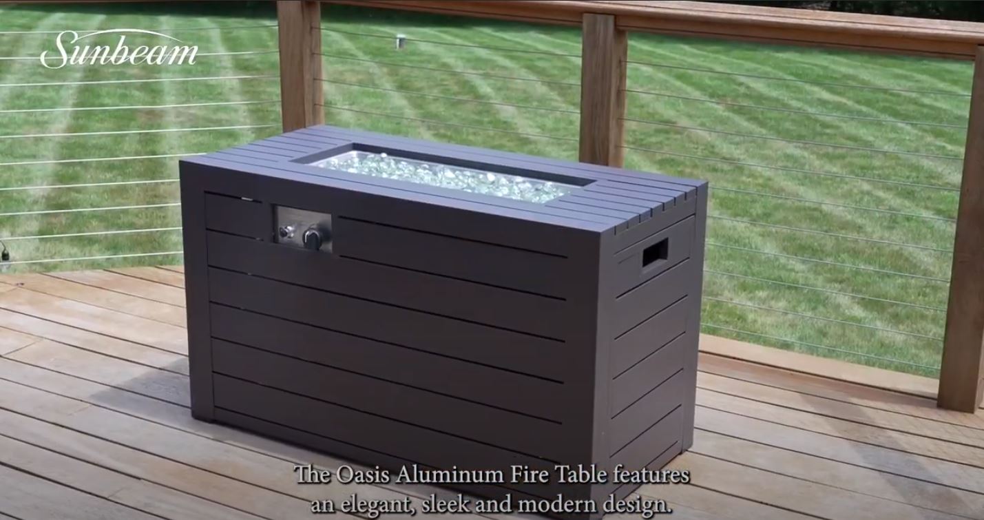 video firepit, fire pit, fire table