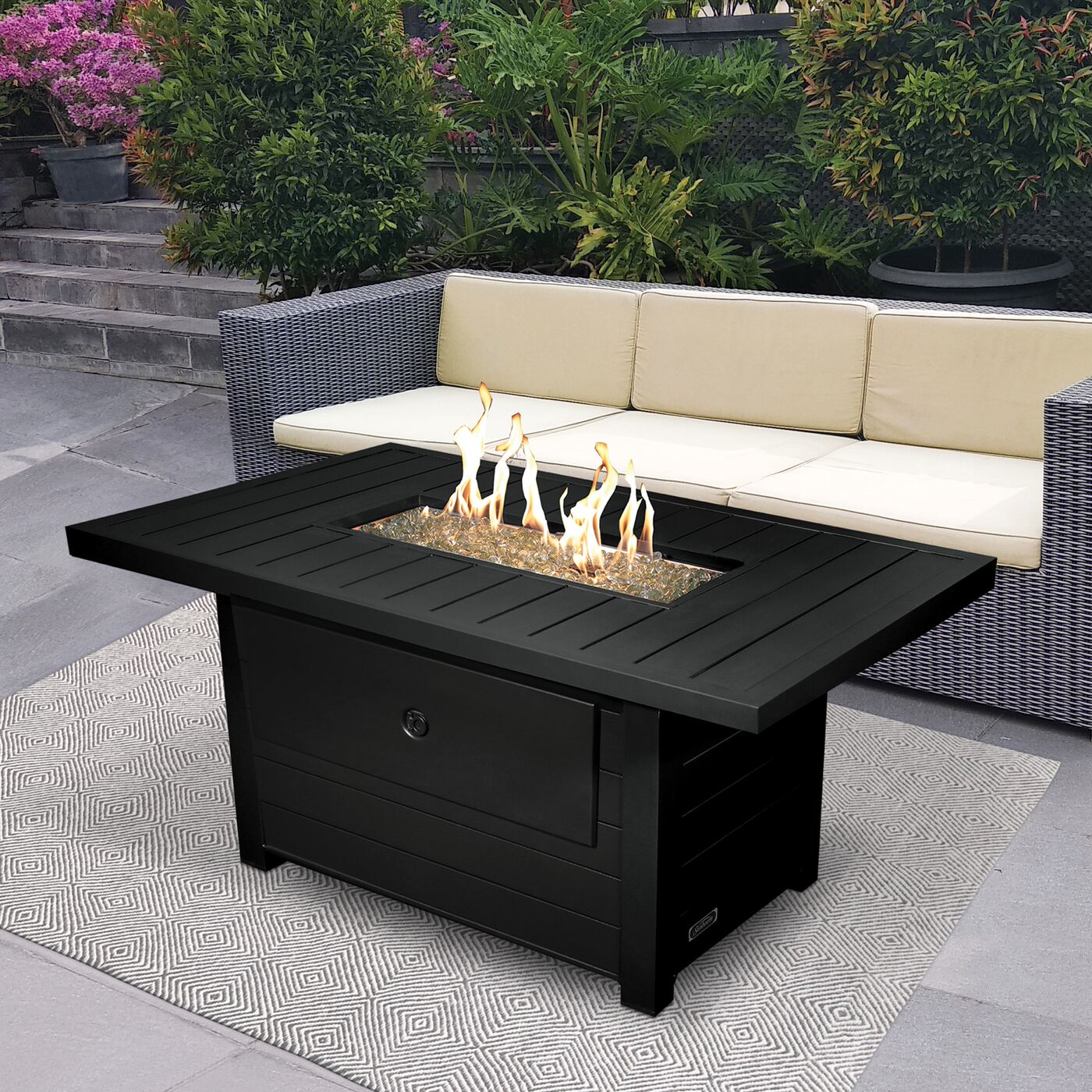Sunbeam Serenity Fire Pit/Table in daylight